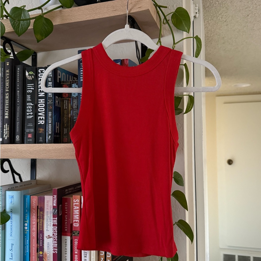 SHEIN Bold Red Tank Top